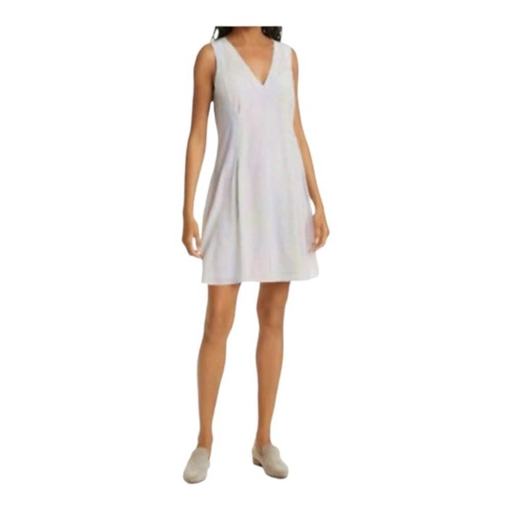 Club Monaco 100% Silk Sleeveless Dress Lightweight Summer Print Size 6‎